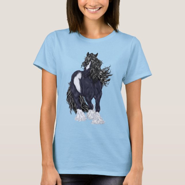 Sinti und Roma Vanner Draft Horse T-Shirt (Vorderseite)