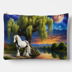 Sinti und Roma Vanner Horse Willow Tree und farben Zubehörtasche