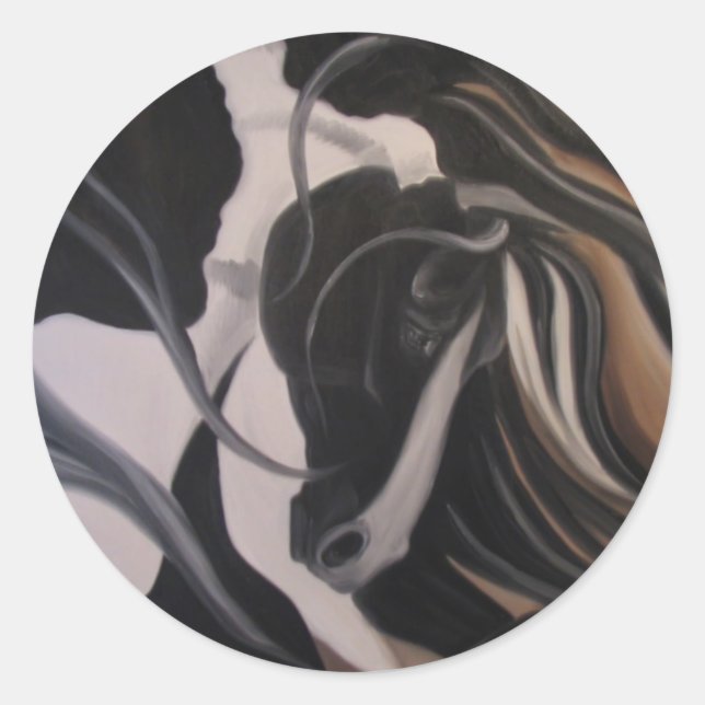 Sinti und Roma Vanner I Runder Aufkleber (Vorderseite)