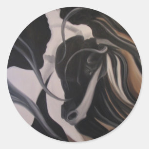 Sinti und Roma Vanner I Runder Aufkleber