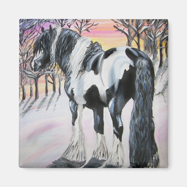 Sinti und Roma-Vanner Magnet (Vorne)