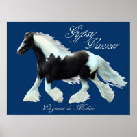 Sinti und Roma Vanner Pferd , Eleganz in Bewegung