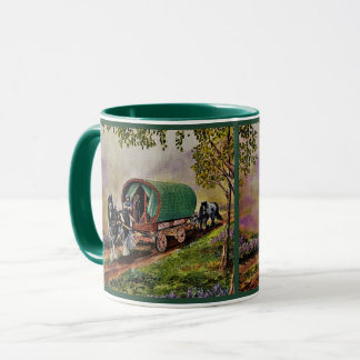 Sinti und Roma Vanner Pferd Irish Caravan Wagen gr Tasse