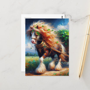 Sinti und Roma Vanner zieht eine Ladung von Kleebl Postkarte