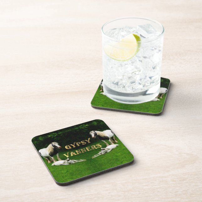 Sinti und Roma Vanners Drink Untersetzer (Rechte Seite)