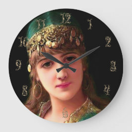 Sinti und Roma viktorianisch elegante Boho Bellyda Große Wanduhr