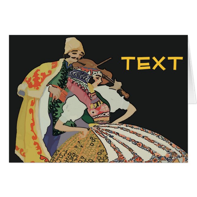 Sinti und Roma Violin-Text (Vorderseite (Horizontal))