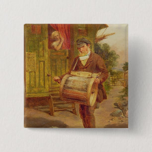 Sinti und Roma-Wohnwagen Button