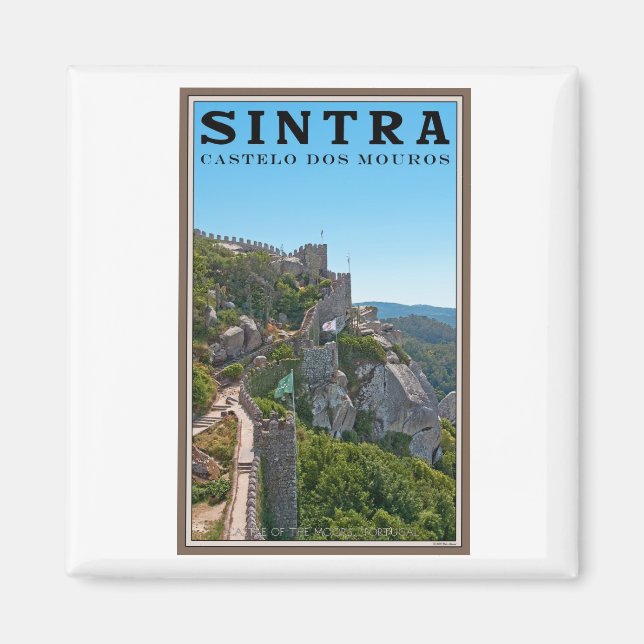 Sintra - Burg der Mauren Magnet (Vorne)
