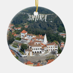Sintra Portugal Panorama-Ornament Keramik Ornament