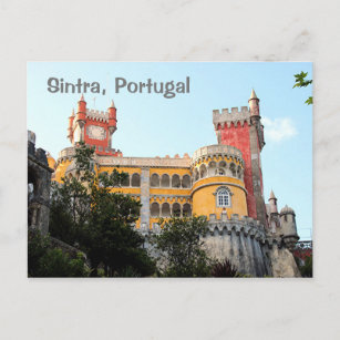 Sintra, Portugal: Pena Palace, in der Nähe von Lis Postkarte