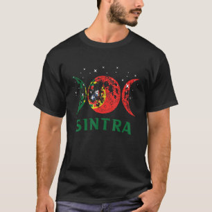 Sintra Portugiesische Stadt Retro Portugal-Flagge T-Shirt