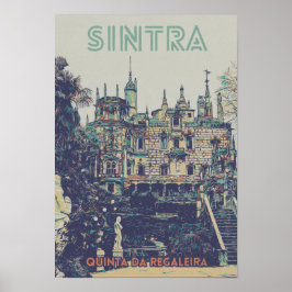 Sintra Regaleira Palace - Portugal Poster
