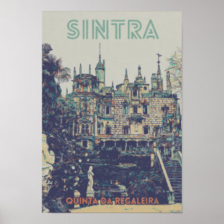 Sintra Regaleira Palace - Portugal Poster