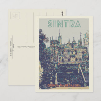 Sintra Regaleira Palast Abbildung Portugal Postkarte