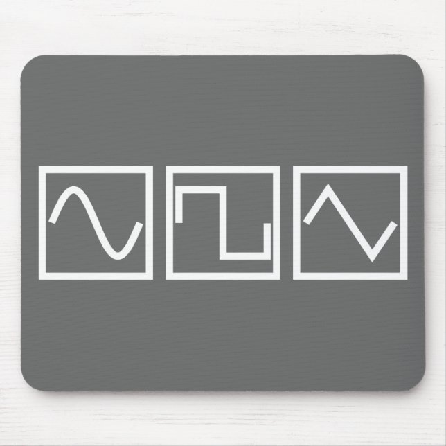 Sinus-quadratisches Tri Mousepad (Vorne)