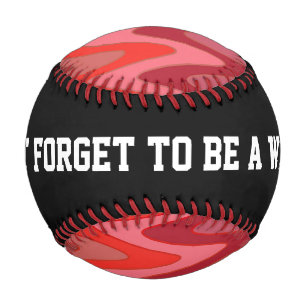 Sinus Waves Muster - rot + Ihre Ideen Baseball