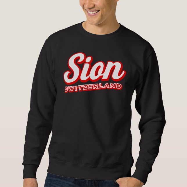 Sion Schweiz Sweatshirt (Vorderseite)