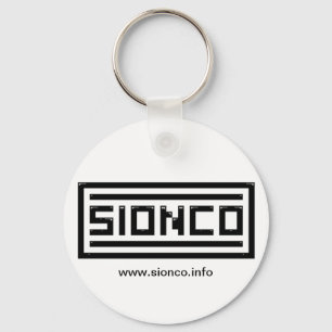 sionco logo keychain schlüsselanhänger