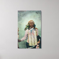 Sioux Chief Iron Schwanz Portrait