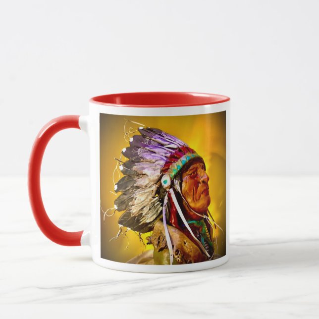 "Sioux Chief" Mug Tasse (Links)