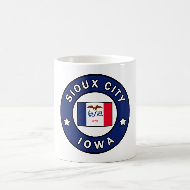 Sioux City Iowa Kaffeetasse (Mittel)