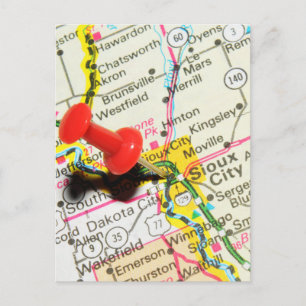Sioux City, Iowa Postkarte