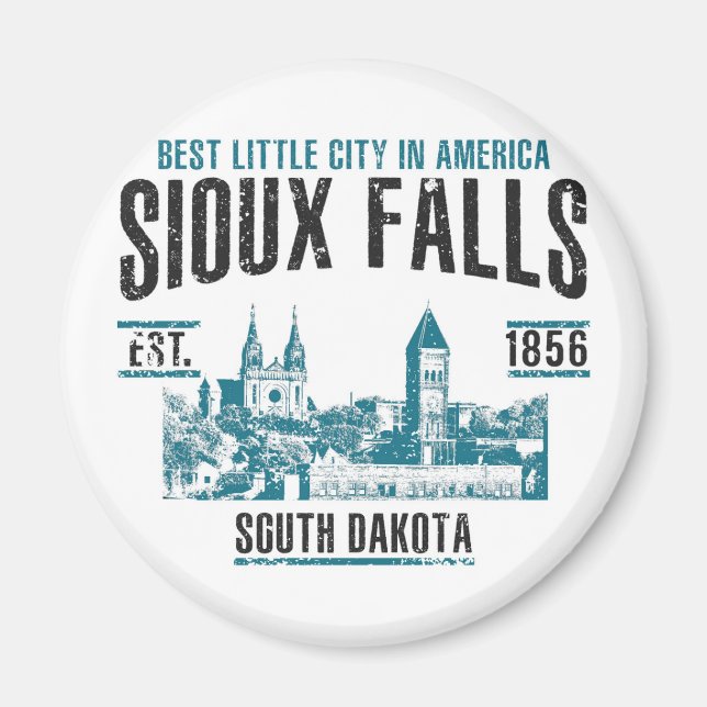 Sioux Falls Magnet (Vorne)