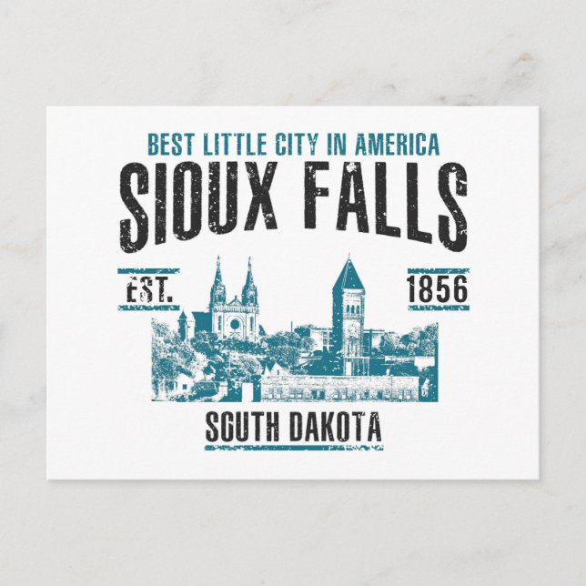 Sioux Falls Postkarte (Vorderseite)