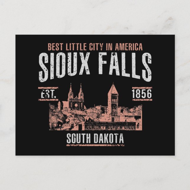 Sioux Falls Postkarte (Vorderseite)