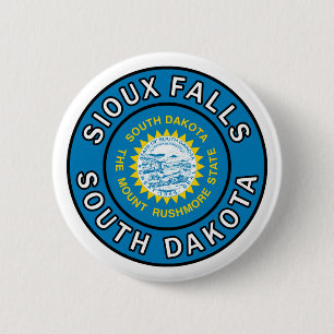 Sioux Falls South Dakota Button