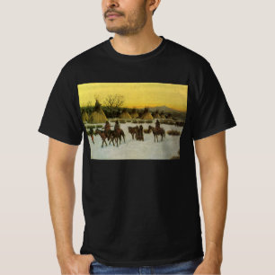 Sioux-Lager bei Wounded Knee von John Hauser T-Shirt