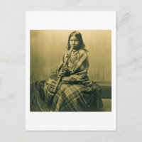 Sioux Musician Girl Sepia