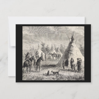 Sioux Village, um 1876