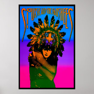 Siouxsie and the Banshees 1986 Konzert Promo Poster