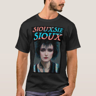 Siouxsie Sioux und die Banshees bemalt T-Shirt