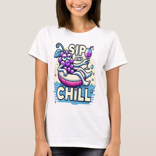 Sip and Chill T-Shirt (Vorderseite)