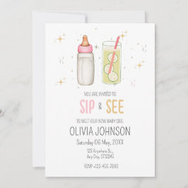 Sip and See, Welcome Baby Girl, New Baby Party