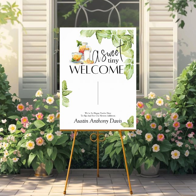 Sip and See Welcome Sign Poster (Von Creator hochgeladen)