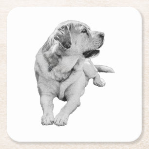 Sip Break, Steady Friend Rechteckiger Pappuntersetzer