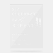 Sip, Celebrate, Repeat Hochzeit