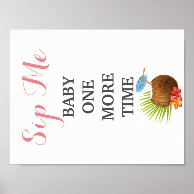 Sip It Kitchen Pub drucken Poster (Vorne)