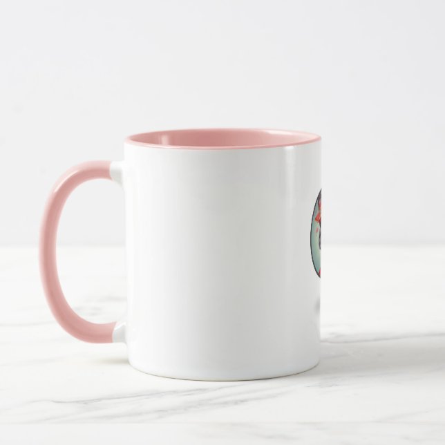 Sip mit Meow: Niedliche Katzen-Designs Tasse (Links)