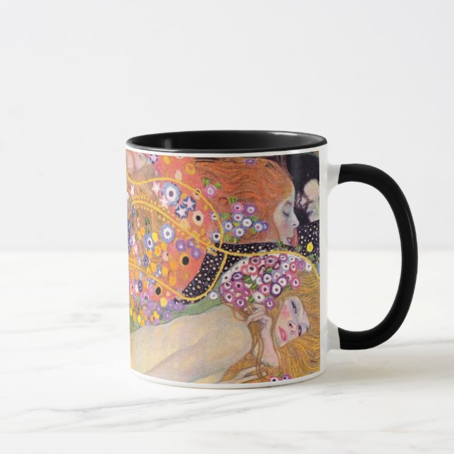 Sip mit Raffinesse: Kunst von Klimt auf einer Tass Tasse (Rechts)