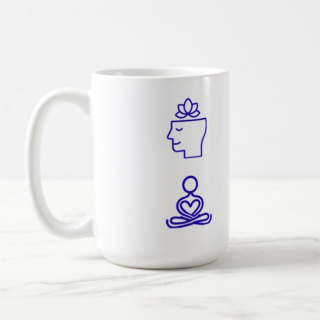  SIP OF PEACE, CLEAR YOUR MIND CERAMIC 15OZ MUG KAFFEETASSE (Links)