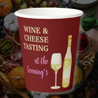 Sip & Savor Wein & Party Cup Pappbecher