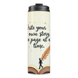 Sip & Script Thermosbecher