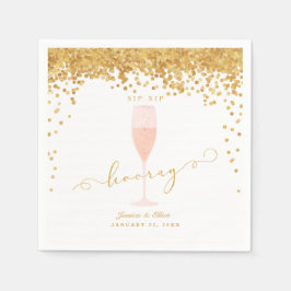 SIP SIP HOORAY Bachelorette Engagement pARTY Serviette