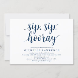 Sip, Sip, Hooray, Brautparty Celebration Invita Einladung