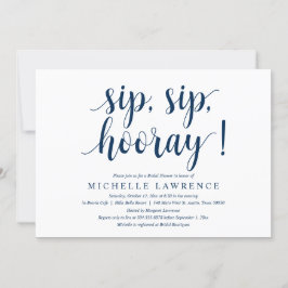 Sip, Sip, Hooray, Brautparty Celebration Invita Einladung